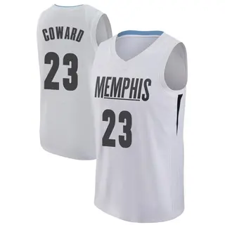 Memphis Grizzlies Men's Cedric Coward White Swingman Jersey - City Edition