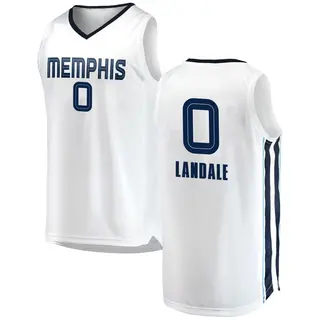 Memphis Grizzlies Men's Jock Landale White Swingman 2018/19 Jersey - Association Edition