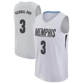 Memphis Grizzlies Men's Kentavious Caldwell-Pope White Swingman Jersey - City Edition
