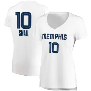Memphis Grizzlies Women's Javon Small White Fast Break Jersey - Association Edition