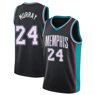 Memphis Grizzlies Youth Kris Murray Black Swingman 2020/21 Hardwood Classics Jersey